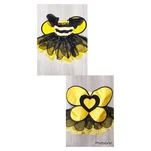 Koala Kids Yellow and Black Bumblebee Costume